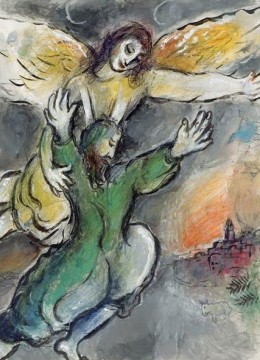 Moise bendice a los hijos de Israel contemporáneo de Marc Chagall Pinturas al óleo